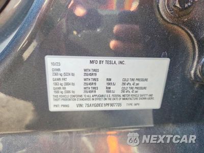 Zdjęcie 13 z 13 samochodu: 2023 TESLA MODEL Y VIN:7SAYGDEE1PF907705 - miniatura