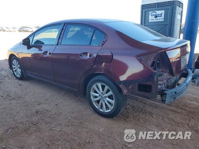 Drugie zdjęcie samochodu z przodu: 2012 HONDA CIVIC EX VIN:19XFB2F85CE301534 - miniatura