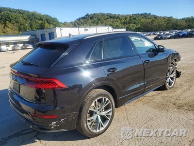 Trzecie zdjęcie samochodu z tyłu: 2021 AUDI Q8 PREMIUM VIN:WA1AVAF15MD000953 - miniatura