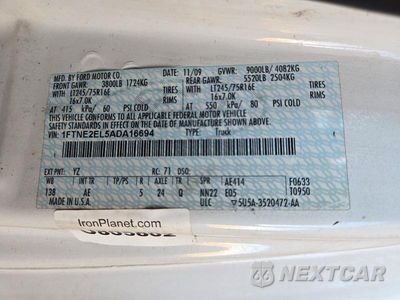 Zdjęcie 13 z 13 samochodu: 2010 FORD ECONOLINE E250 VAN VIN:1FTNE2EL5ADA16694 - miniatura