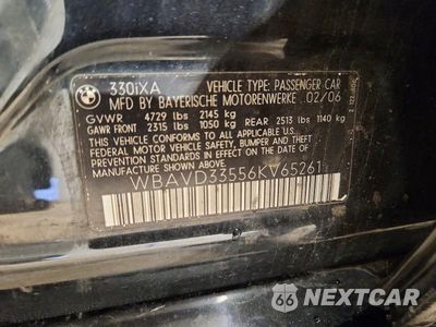 Zdjęcie 12 z 12 samochodu: 2006 BMW 330 XI VIN:WBAVD33556KV65261 - miniatura