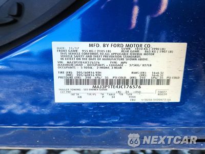 Zdjęcie 14 z 14 samochodu: 2018 FORD ECOSPORT SE VIN:MAJ3P1TE4JC176576 - miniatura