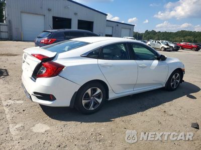 Trzecie zdjęcie samochodu z tyłu: 2019 HONDA CIVIC LX VIN:19XFC2F65KE025429 - miniatura
