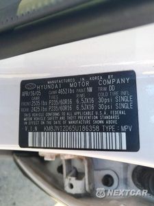 Zdjęcie 13 z 13 samochodu: 2005 HYUNDAI TUCSON GLS VIN:KM8JN12D65U186358 - miniatura