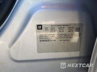 Zdjęcie 12 z 12 samochodu: 2012 CHEVROLET CRUZE LT VIN:1G1PG5SC8C7229660 - miniatura