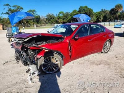 2021 INFINITI Q50 LUXE JN1EV7BP1MM706387 - główne zdjęcie licytacji z USA - miniatura