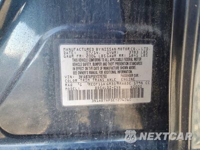 Zdjęcie 12 z 12 samochodu: 2014 NISSAN SENTRA SV VIN:3N1AB7AP5EY276760 - miniatura