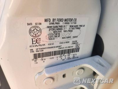 Zdjęcie 12 z 12 samochodu: 2008 FORD F350 SRW SUPER DUTY VIN:1FTWW31R68EE45087 - miniatura