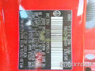 Zdjęcie 12 z 12 samochodu: 2025 TOYOTA CAMRY LE VIN:4T1DAACKXSU120610 - miniatura