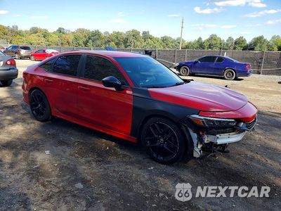 Czwarte zdjęcie samochodu z boku: 2022 HONDA CIVIC SPORT VIN:2HGFE2F59NH534600 - miniatura