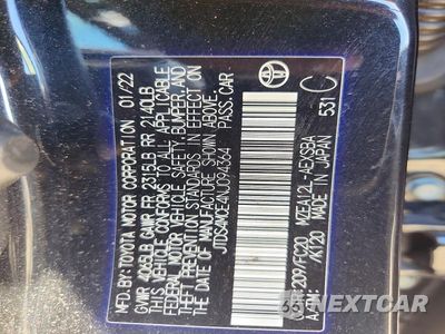 Zdjęcie 12 z 12 samochodu: 2022 TOYOTA COROLLA SE VIN:JTDS4MCE4NJ094364 - miniatura