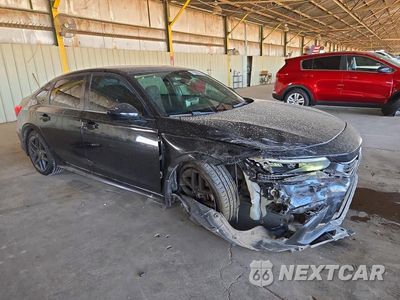 Czwarte zdjęcie samochodu z boku: 2022 HONDA CIVIC SPORT VIN:2HGFE2F53NH527058 - miniatura