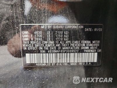 Zdjęcie 12 z 12 samochodu: 2023 SUBARU LEGACY PREMIUM VIN:4S3BWAF65P3009522 - miniatura