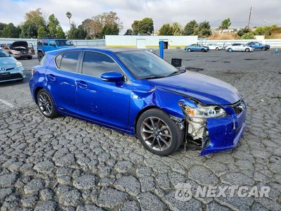 Czwarte zdjęcie samochodu z boku: 2013 LEXUS CT 200 VIN:JTHKD5BH5D2153026 - miniatura
