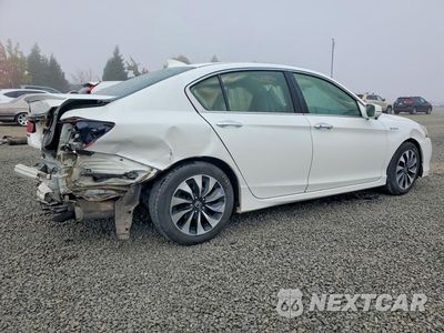 Trzecie zdjęcie samochodu z tyłu: 2017 HONDA ACCORD TOURING HYBRID VIN:JHMCR6F7XHC000896 - miniatura