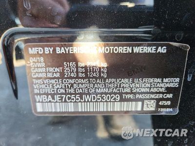 Zdjęcie 12 z 12 samochodu: 2018 BMW 540 XI VIN:WBAJE7C55JWD53029 - miniatura