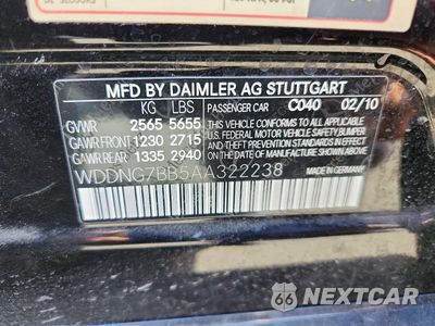 Zdjęcie 12 z 12 samochodu: 2010 MERCEDES-BENZ S 550 VIN:WDDNG7BB5AA322238 - miniatura