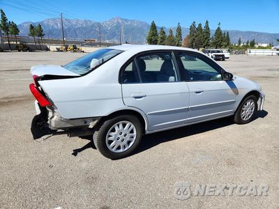 Trzecie zdjęcie samochodu z tyłu: 2005 HONDA CIVIC LX VIN:JHMES16585S007460 - miniatura