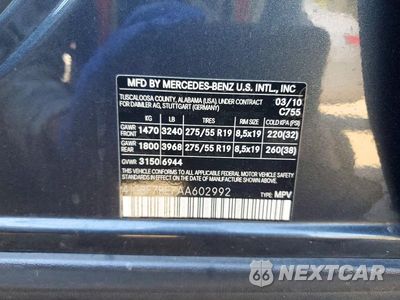 Zdjęcie 13 z 13 samochodu: 2010 MERCEDES-BENZ GL 450 4MATIC VIN:4JGBF7BE7AA602992 - miniatura