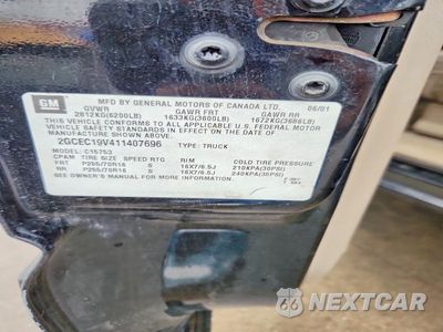 Zdjęcie 13 z 13 samochodu: 2001 CHEVROLET SILVERADO C1500 VIN:2GCEC19V411407696 - miniatura
