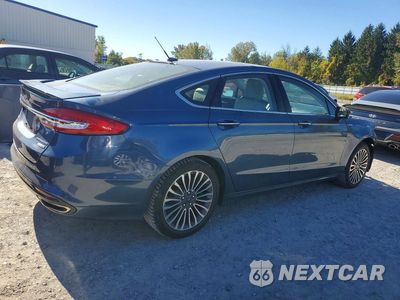 Trzecie zdjęcie samochodu z tyłu: 2018 FORD FUSION TITANIUM/PLATINUM VIN:3FA6P0D97JR247389 - miniatura