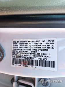 Zdjęcie 13 z 13 samochodu: 2013 ACURA RDX VIN:5J8TB3H35DL003277 - miniatura