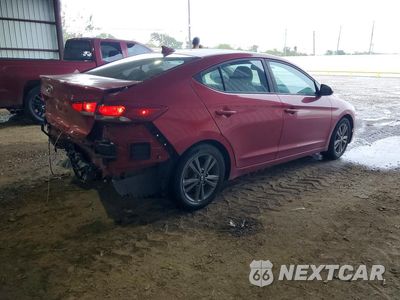 Trzecie zdjęcie samochodu z tyłu: 2018 HYUNDAI ELANTRA VALUE EDITION VIN:5NPD84LF6JH227148 - miniatura