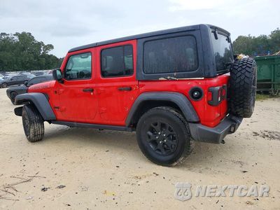 Drugie zdjęcie samochodu z przodu: 2021 JEEP WRANGLER UNLIMITED SPORT VIN:1C4HJXDGXMW648903 - miniatura