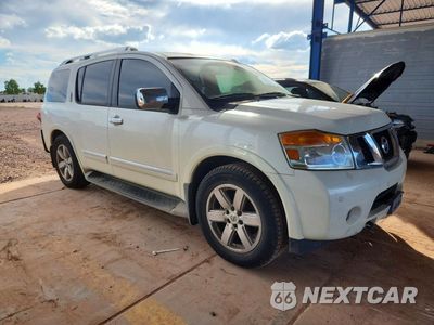 Czwarte zdjęcie samochodu z boku: 2014 NISSAN ARMADA PLATINUM VIN:5N1BA0NF6EN603334 - miniatura