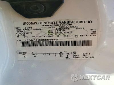 Zdjęcie 13 z 13 samochodu: 2008 FORD F250 SUPER DUTY VIN:1FDNF215X8ED90741 - miniatura