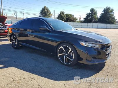 Czwarte zdjęcie samochodu z boku: 2021 HONDA ACCORD SPORT SE VIN:1HGCV1F49MA057376 - miniatura