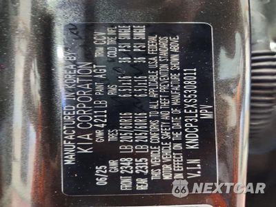 Zdjęcie 13 z 13 samochodu: 2025 KIA NIRO LX VIN:KNDCP3LEXS5308011 - miniatura