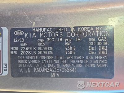 Zdjęcie 13 z 13 samochodu: 2014 KIA SOUL BASE VIN:KNDJN2A21E7035341 - miniatura