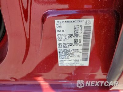 Zdjęcie 12 z 12 samochodu: 2021 NISSAN FRONTIER SV VIN:1N6ED0EA5MN700016 - miniatura