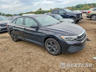 Czwarte zdjęcie samochodu z boku: 2022 VOLKSWAGEN JETTA SE VIN:3VW7M7BU6NM019956 - miniatura