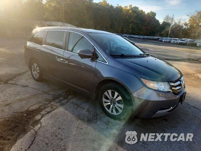 Czwarte zdjęcie samochodu z boku: 2015 HONDA ODYSSEY VIN:5FNRL5H61FB116192 - miniatura
