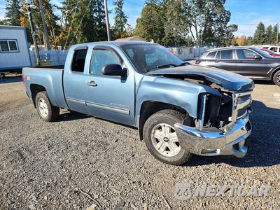 Czwarte zdjęcie samochodu z boku: 2012 CHEVROLET SILVERADO K1500 LT VIN:1GCRKSE79CZ141166 - miniatura