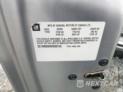 Zdjęcie 12 z 12 samochodu: 2006 CHEVROLET IMPALA LS VIN:2G1WB58K369205133 - miniatura