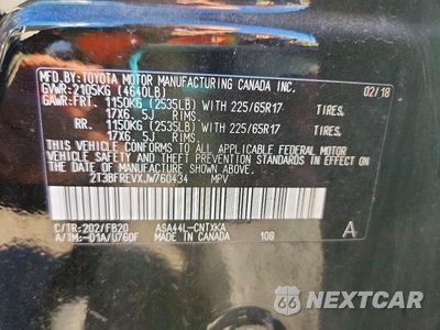 Zdjęcie 13 z 13 samochodu: 2018 TOYOTA RAV4 LE VIN:2T3BFREVXJW760434 - miniatura