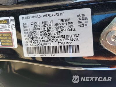 Zdjęcie 14 z 14 samochodu: 2020 ACURA RDX VIN:5J8TC2H39LL013199 - miniatura