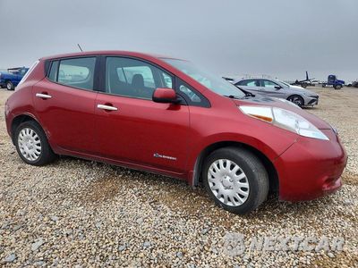 Czwarte zdjęcie samochodu z boku: 2015 NISSAN LEAF S VIN:1N4AZ0CP0FC332388 - miniatura