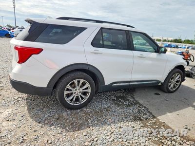 Trzecie zdjęcie samochodu z tyłu: 2020 FORD EXPLORER XLT VIN:1FMSK8DH0LGC88482 - miniatura