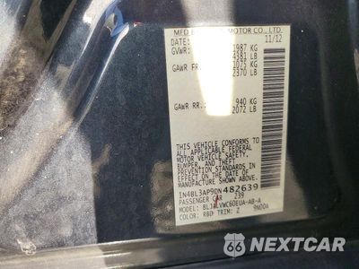Zdjęcie 13 z 13 samochodu: 2013 NISSAN ALTIMA 3.5 S VIN:1N4BL3AP9DN482639 - miniatura