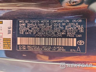 Zdjęcie 13 z 13 samochodu: 2009 SCION TC BASE VIN:JTKDE167290280295 - miniatura