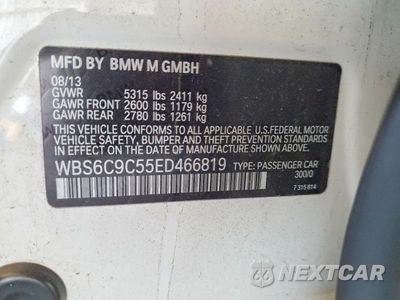 Zdjęcie 13 z 13 samochodu: 2014 BMW M6 GRAN COUPE VIN:WBS6C9C55ED466819 - miniatura