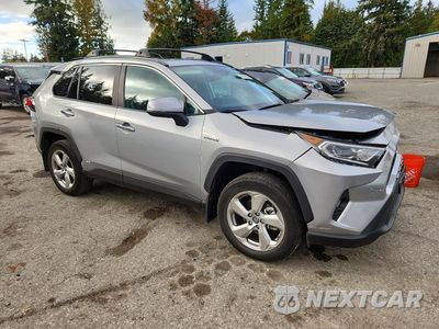 Czwarte zdjęcie samochodu z boku: 2019 TOYOTA RAV4 LIMITED VIN:2T3DWRFV9KW020771 - miniatura