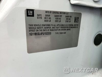 Zdjęcie 12 z 12 samochodu: 2015 CHEVROLET MALIBU LS VIN:1G11B5SL4FU152330 - miniatura