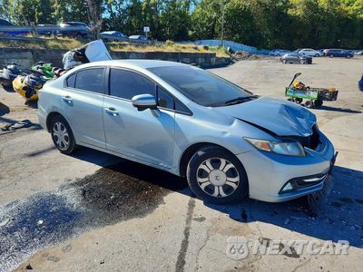 Czwarte zdjęcie samochodu z boku: 2014 HONDA CIVIC HYBRID VIN:19XFB4F22EE000648 - miniatura