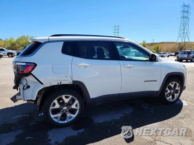 Trzecie zdjęcie samochodu z tyłu: 2021 JEEP COMPASS LIMITED VIN:3C4NJCCB0MT573491 - miniatura