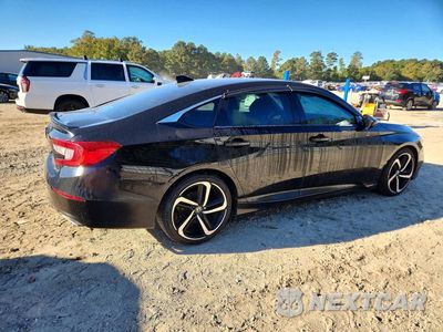 Trzecie zdjęcie samochodu z tyłu: 2019 HONDA ACCORD SPORT VIN:1HGCV1F39KA074604 - miniatura